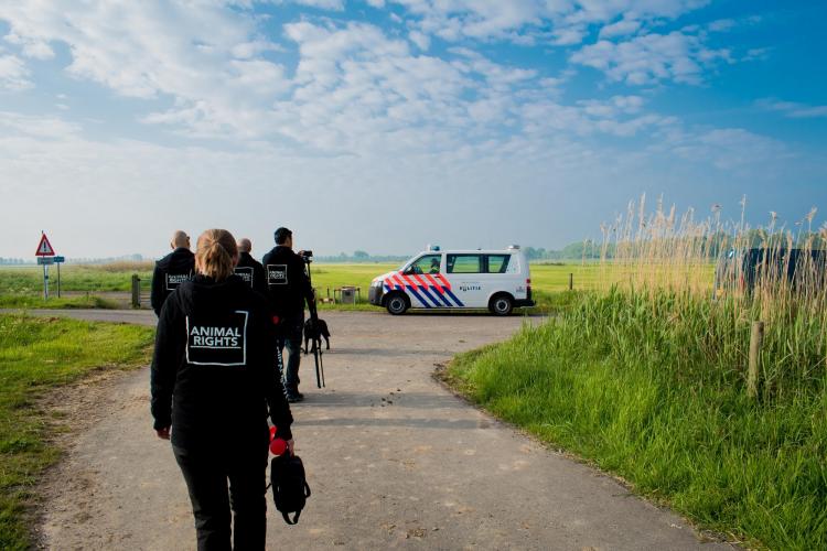 De demonstratie werd verboden.