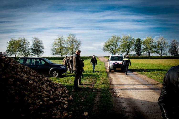 De weg wordt vrijgemaakt.